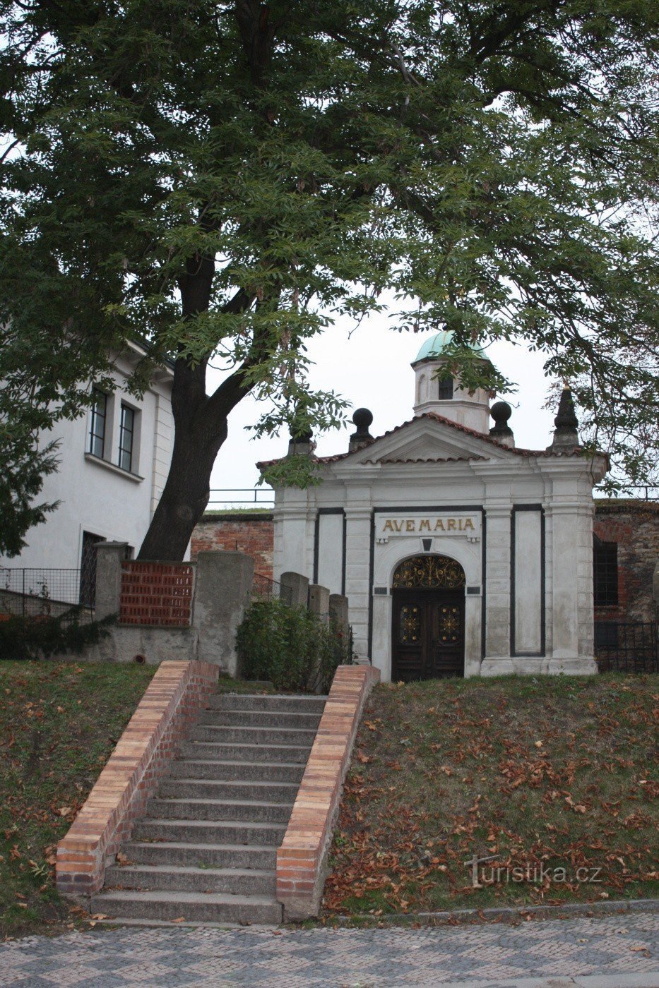 Praag - Kapel van Onze-Lieve-Vrouw Šancovní (in de muren)