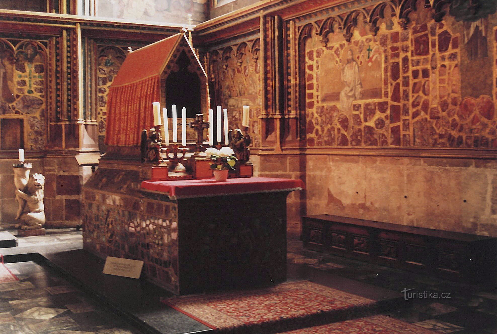 Praga - kapela sv. Vaclava, najdragocenejši umetniški zaklad srednje Evrope
