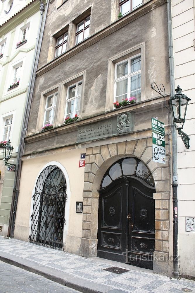 Prague - Rue Karlova - Musée Kepler