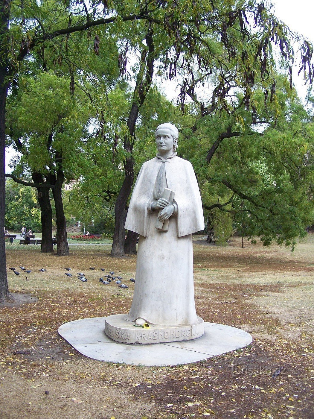 Prague - Monument à Eliška Krásnohorská