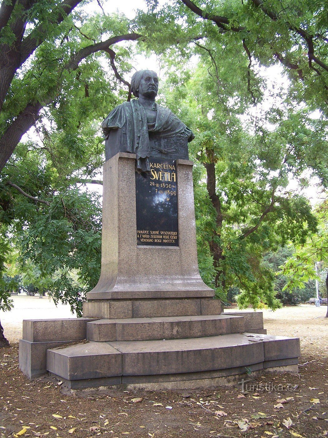 Prag - Monument til Karolina Světlá