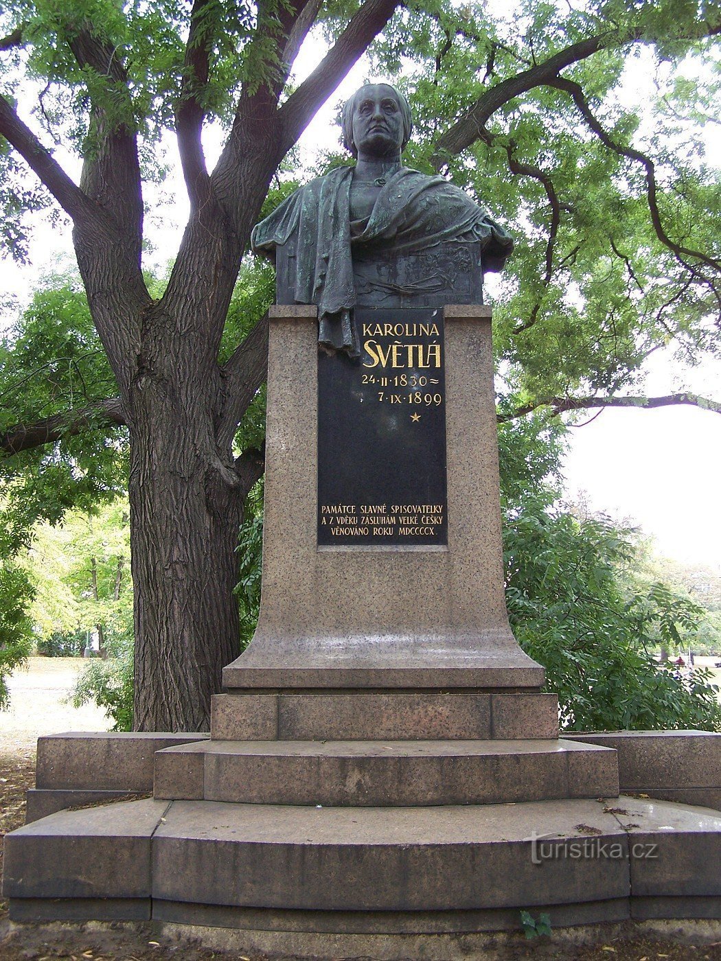 Prague - Monument à Karolina Světlá