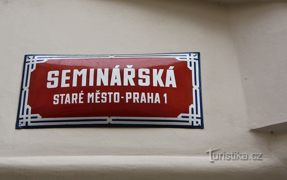 Praga – strada Seminářská