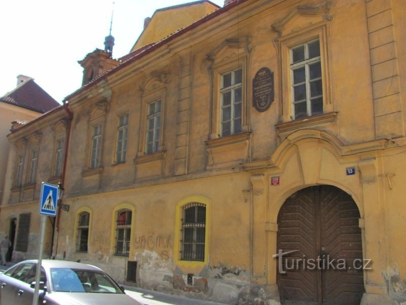 Praga, staro mestno jedro - hiša U Šedivých