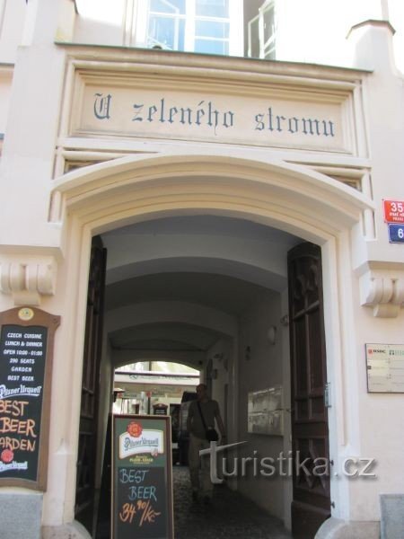 Prague, Vieille Ville - Maison U Zelený stromu