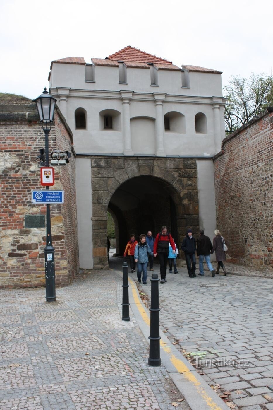 Prague - Táborská brána tại Vyšehrad