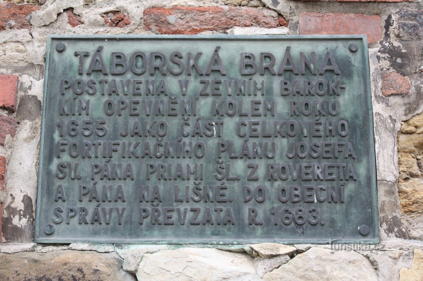 Prague - Táborská brána tại Vyšehrad