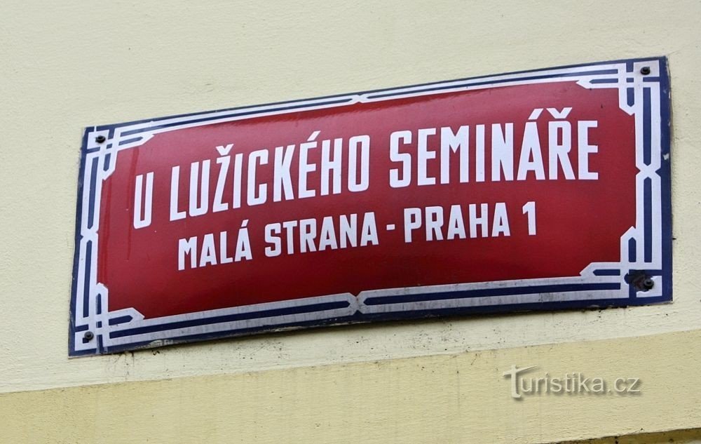 Praga - No seminário Lužické