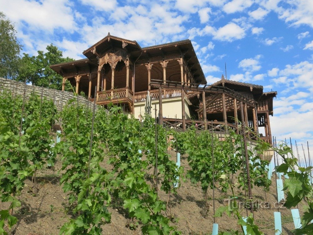 Prague (Vinohrady) – vineyard gazebo Grébovka