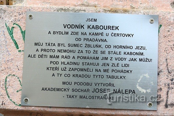 Praga, vodnar Kabourek