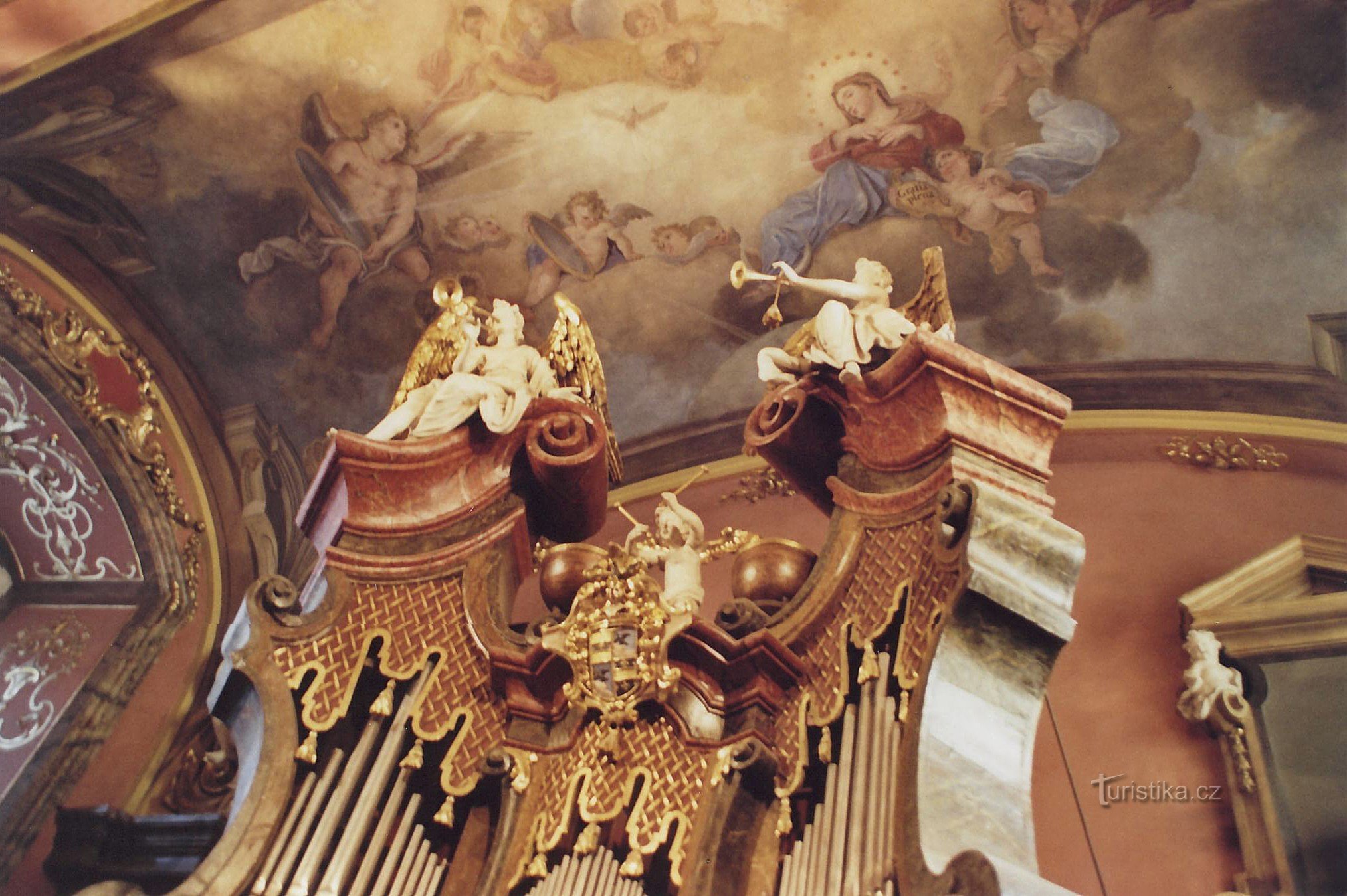 Prag - Spegelkapellet (Klementinum - Kapellet för Jungfru Marias bebådelse)