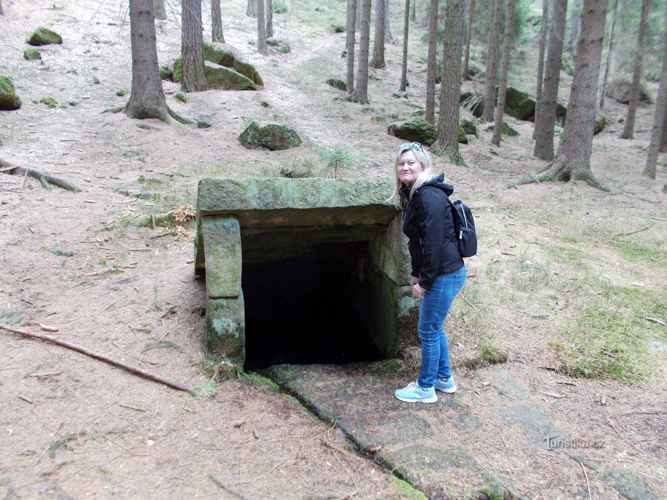 A nascente do ribeiro de Černé