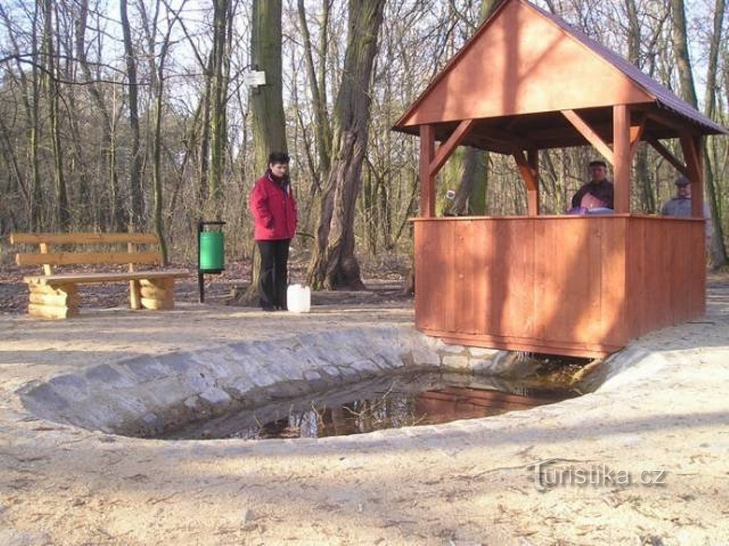 Pramen Kohútek po nedávné rekonstrukci