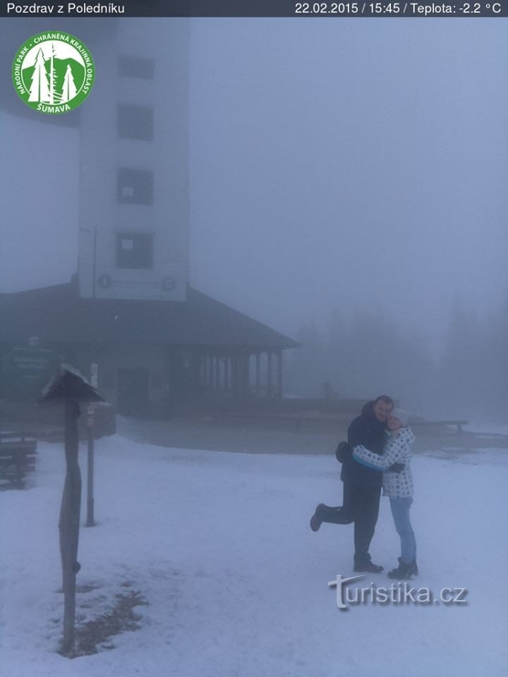 Lago Prášilské y Polední hora