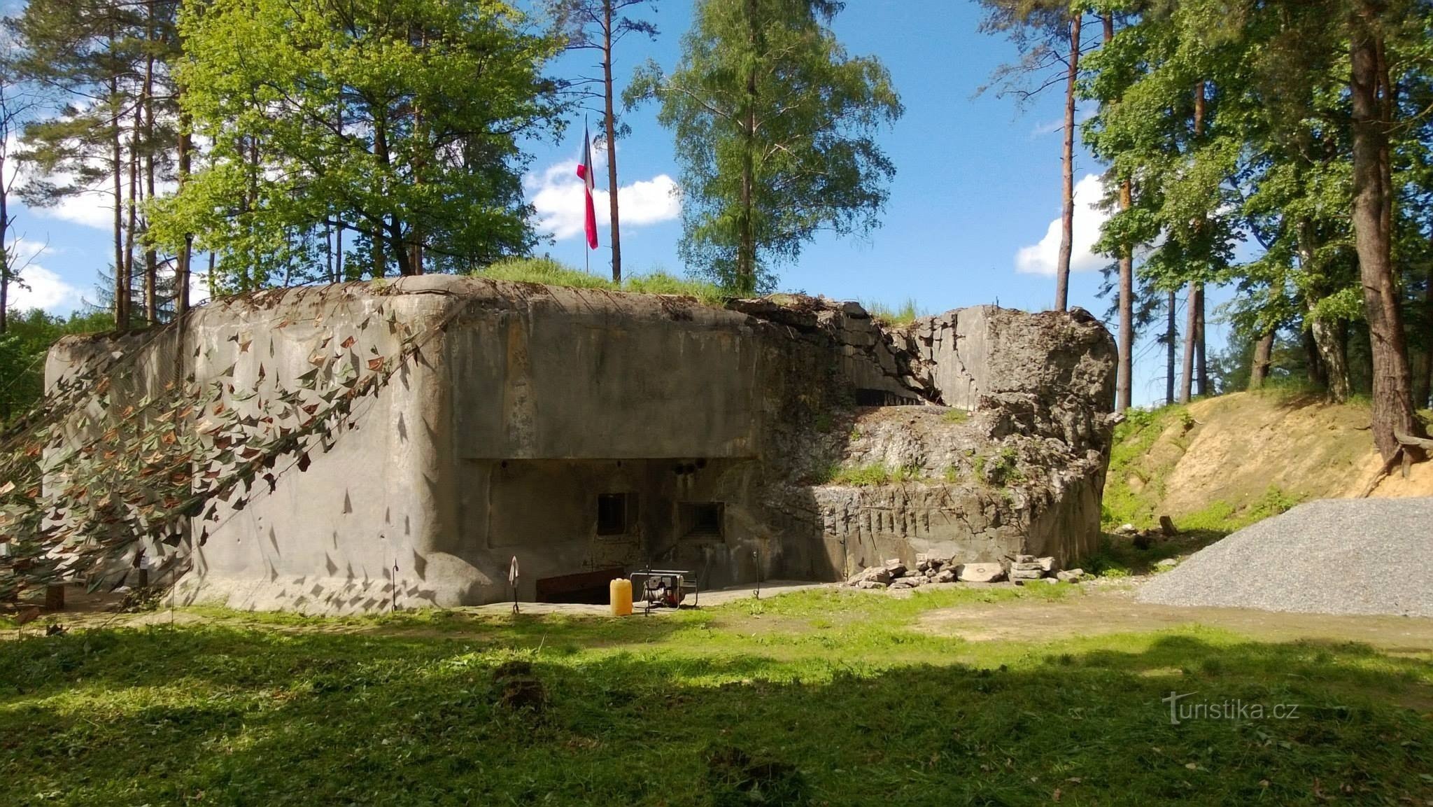 De rechterkant van de cabine