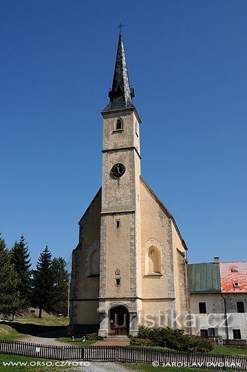Front Vytoň-kyrkan av St. Filip och Jakob