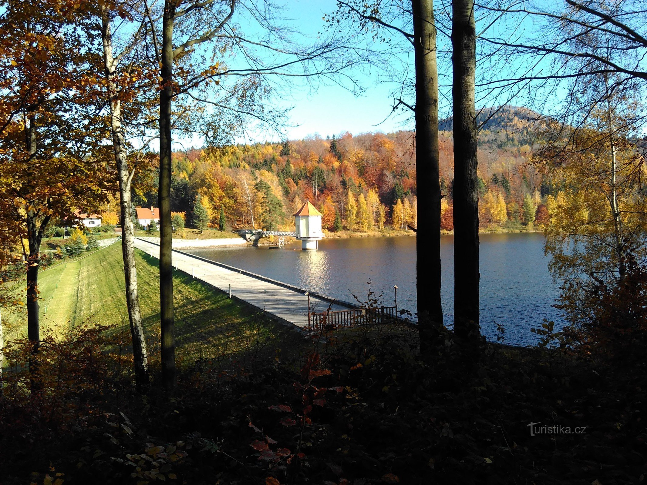 barragem e Malý Stožec