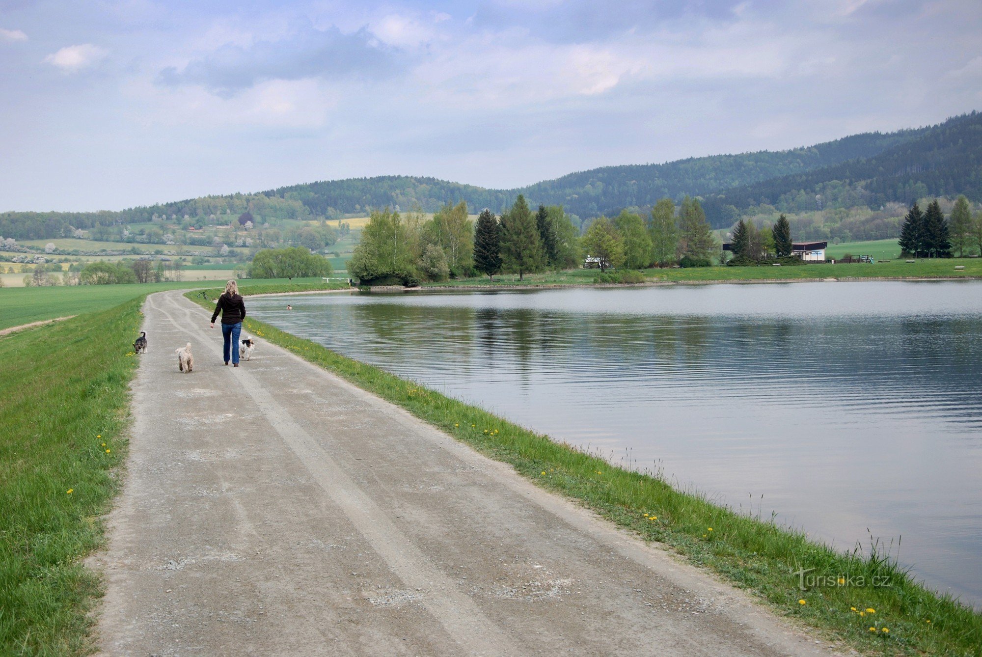 Stausee Krásné bei Šumperka