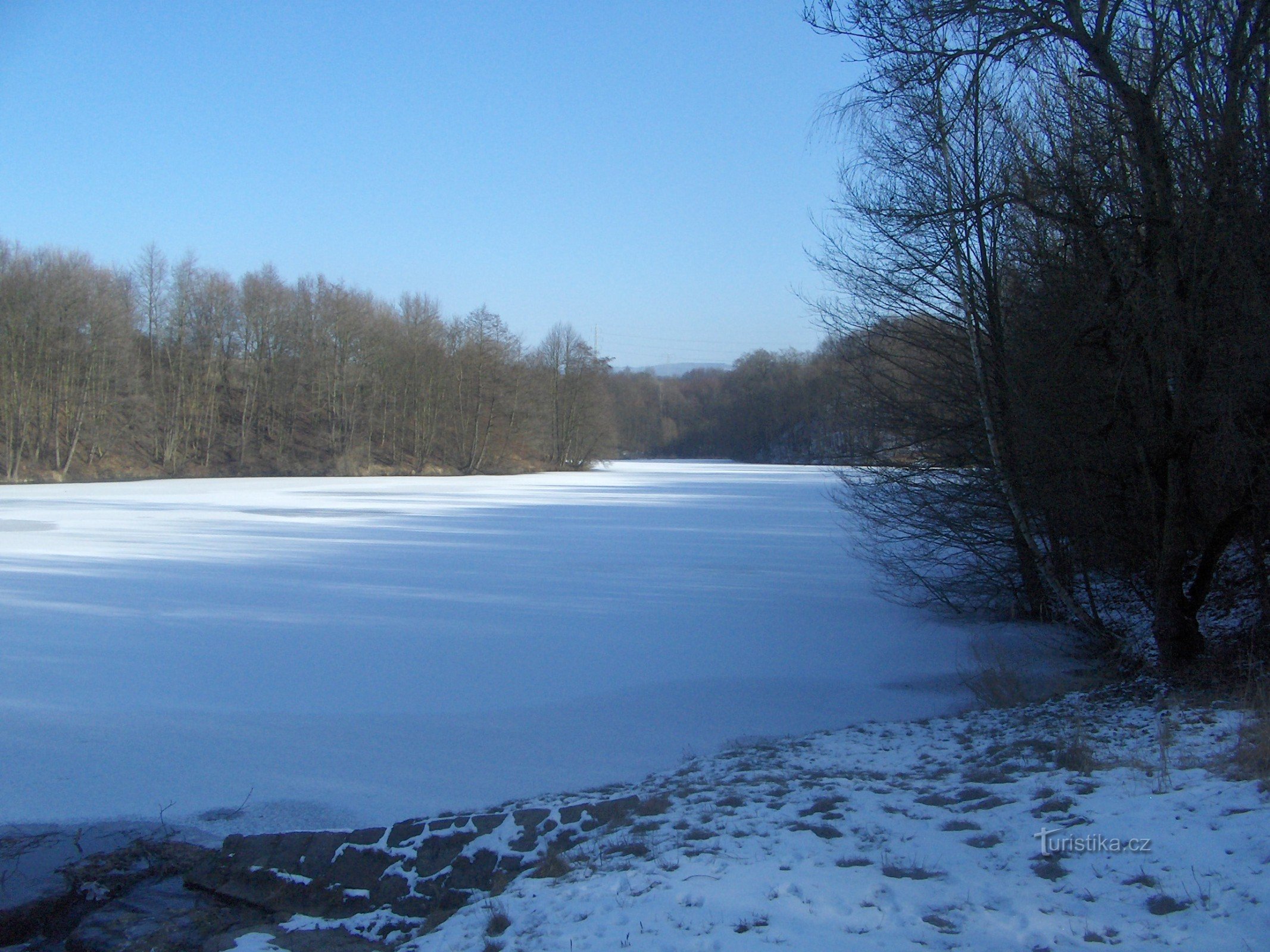 Lužice dammen