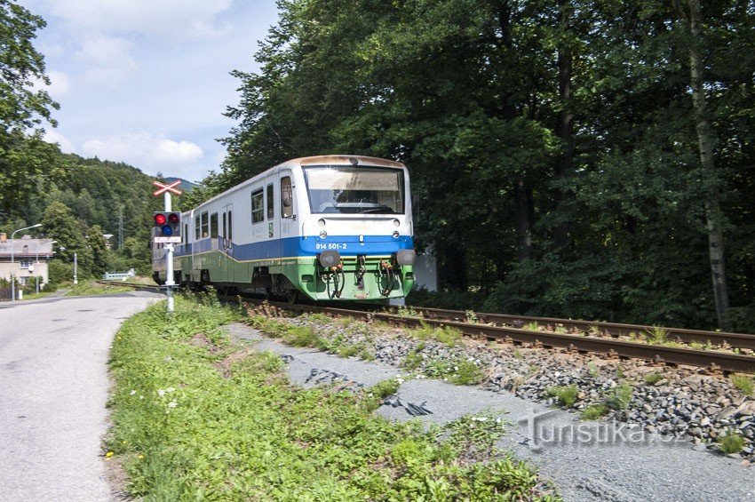 Kreuzung in Loučná