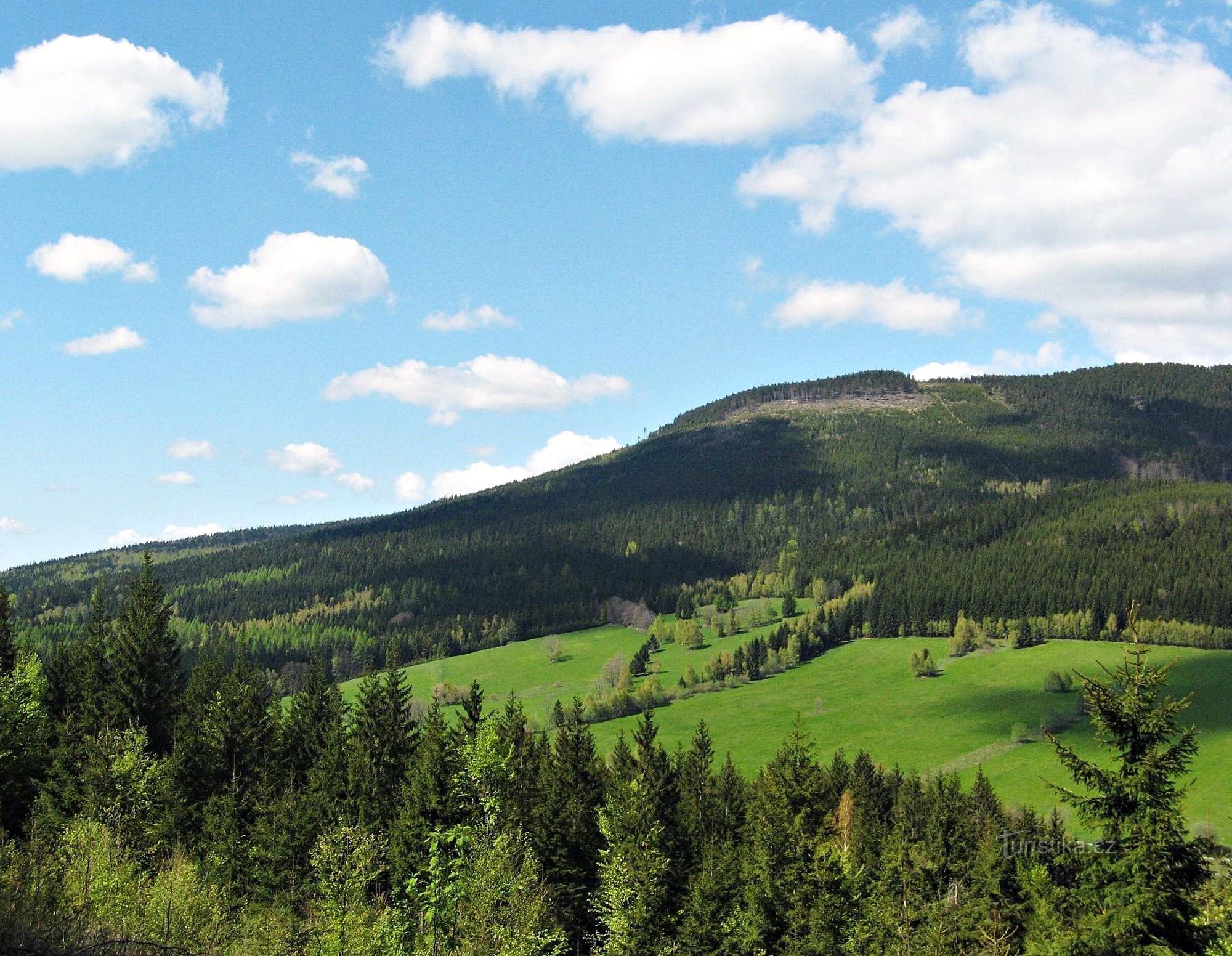 Přemyslovské sedlo og Černá straň