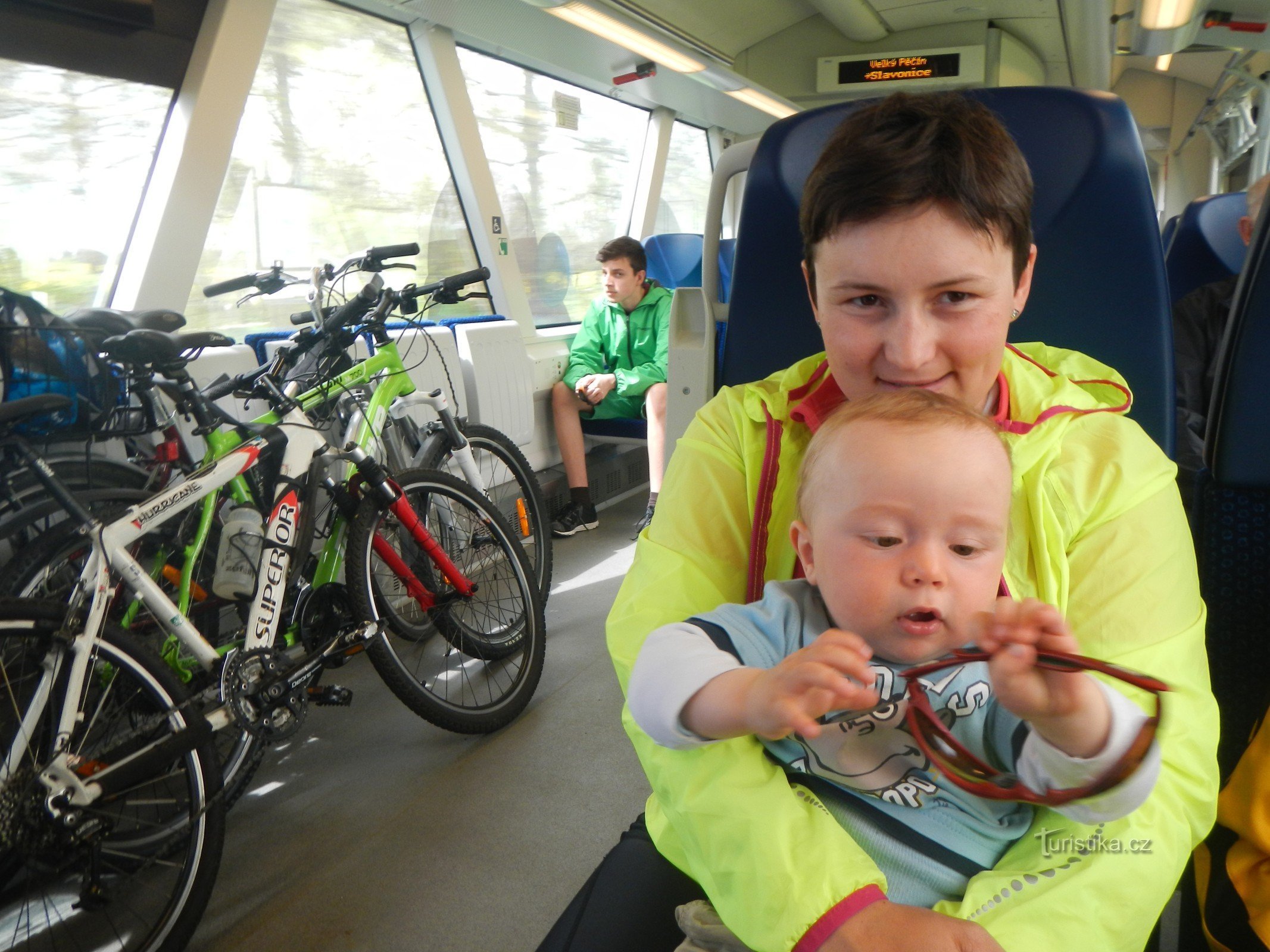 Fietsen vervoeren met ČD is een makkie op deze route