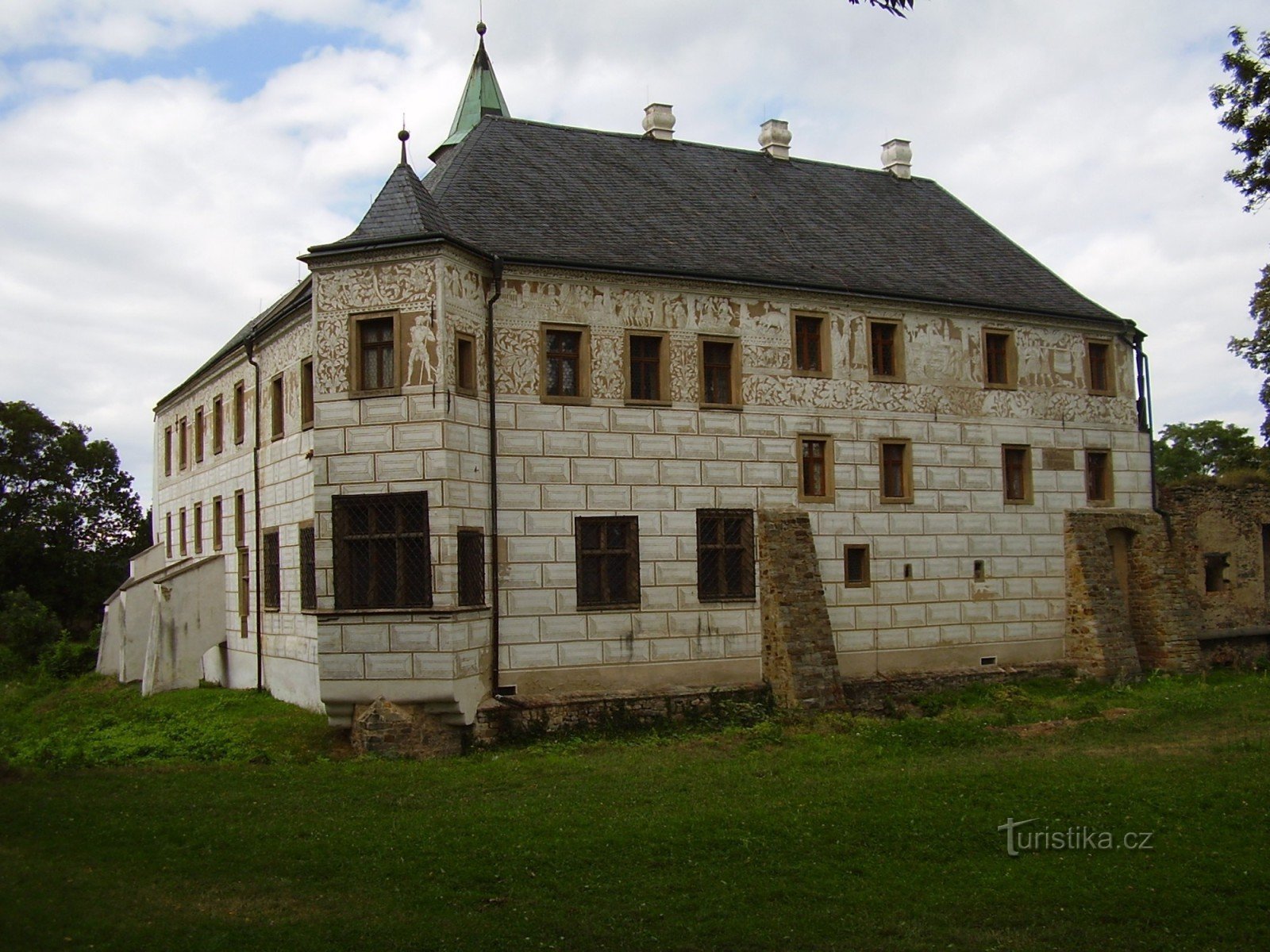 Přerov nad Labem，城堡。