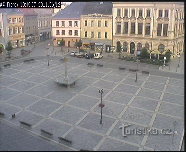 Přerov square - foto från webbkamera