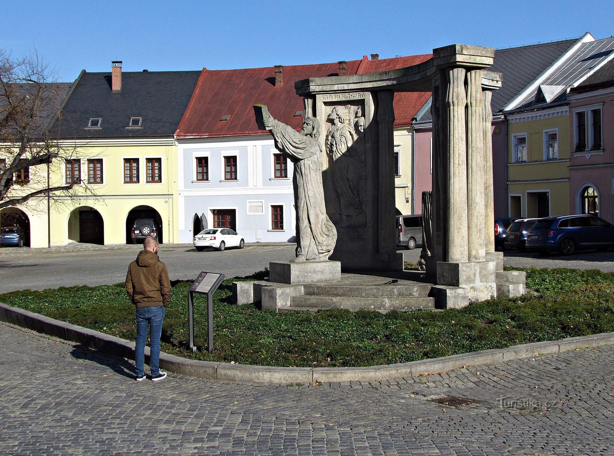 Jan Blahoslav monument i Přerov