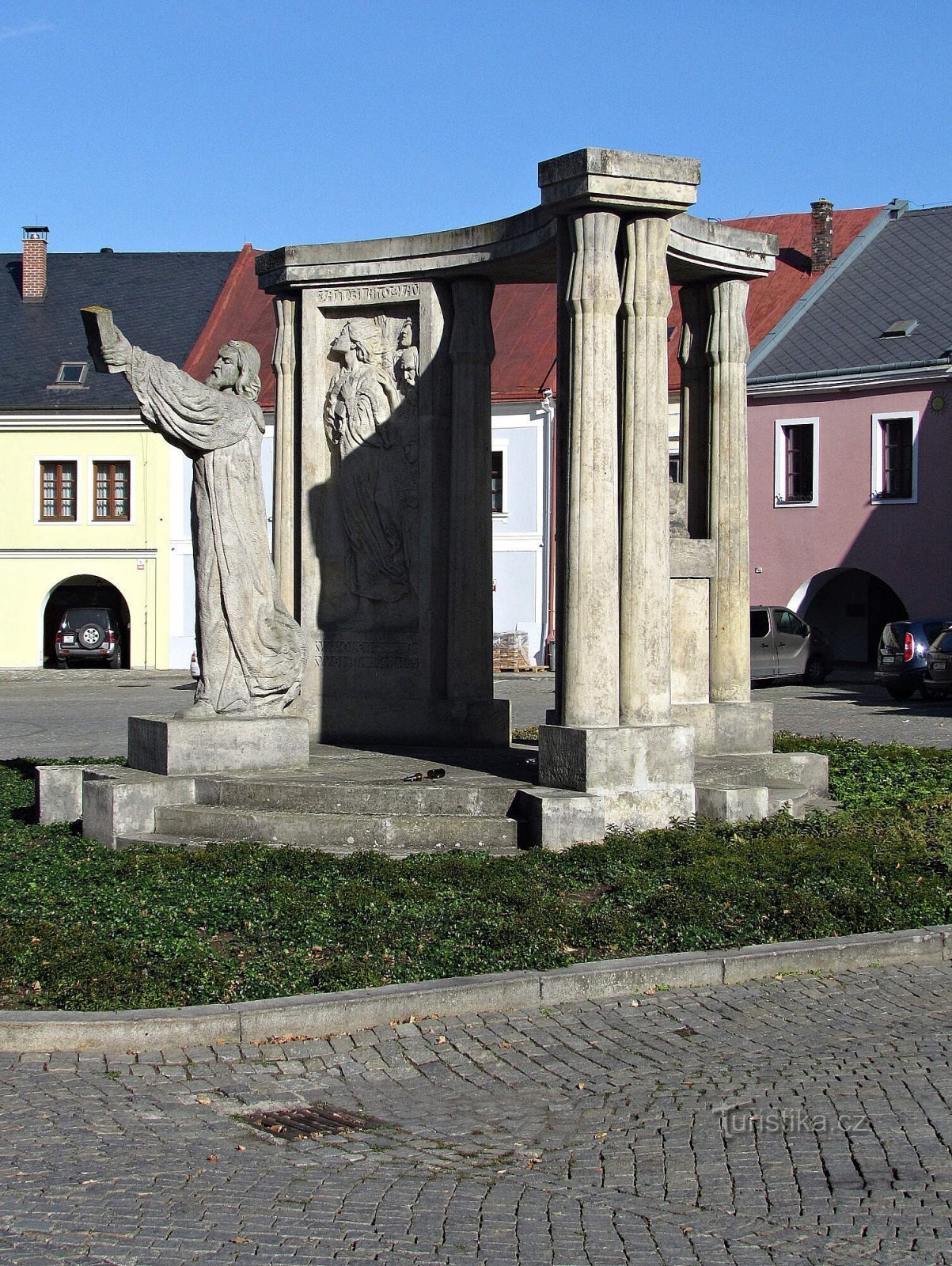 Jan Blahoslav monument i Přerov