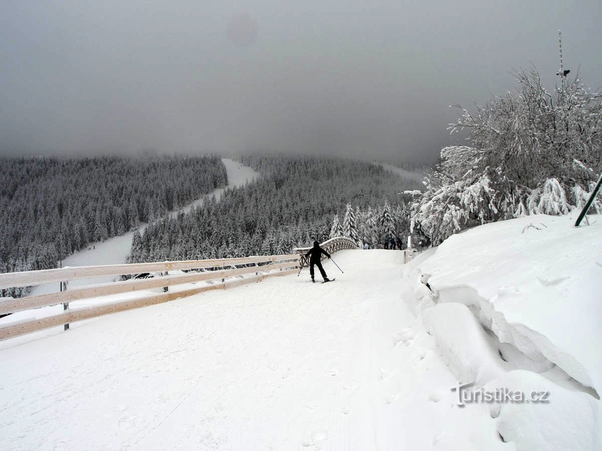 Über die Skibrücke