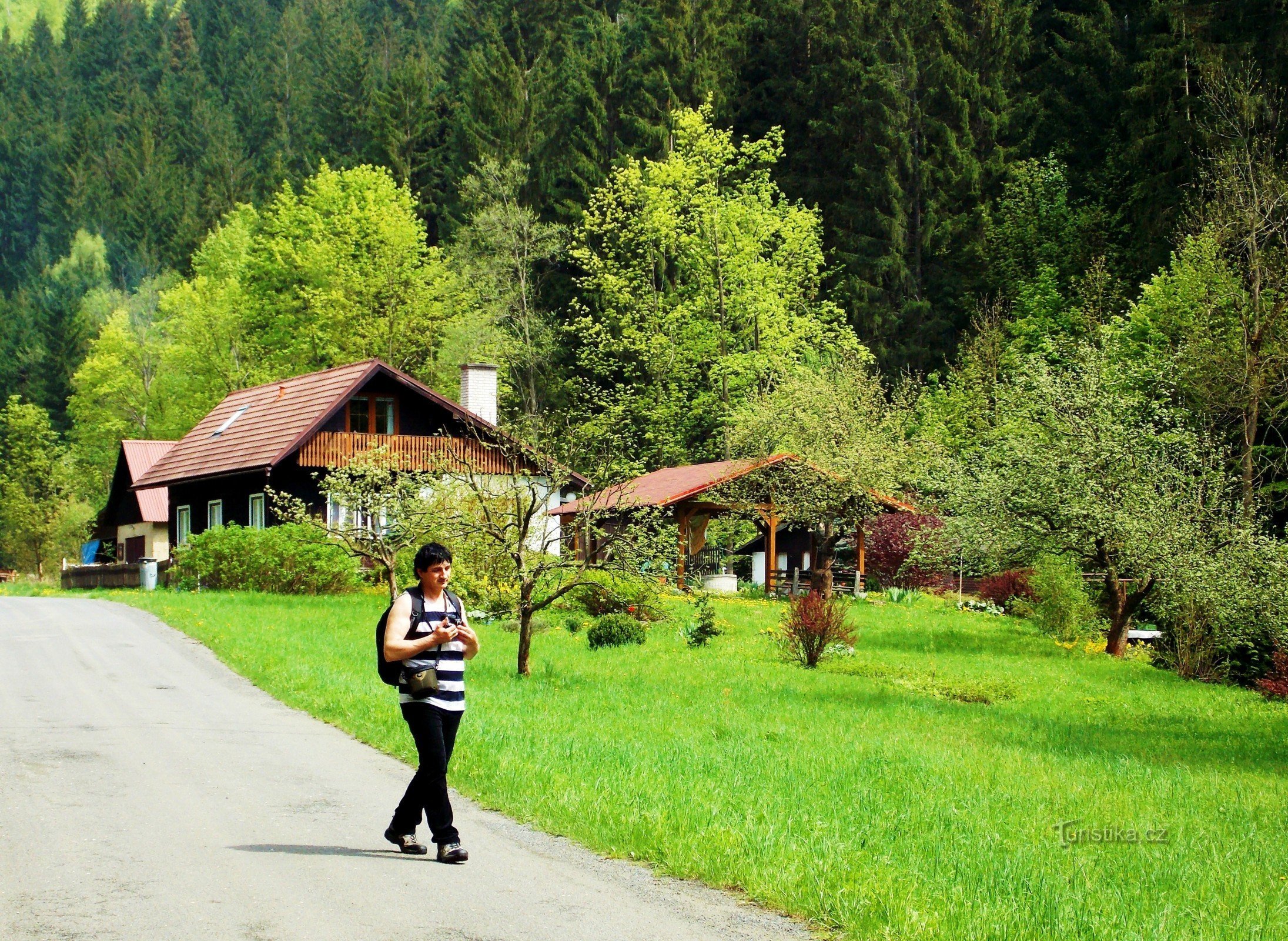 Durch die Stadt Karolinka