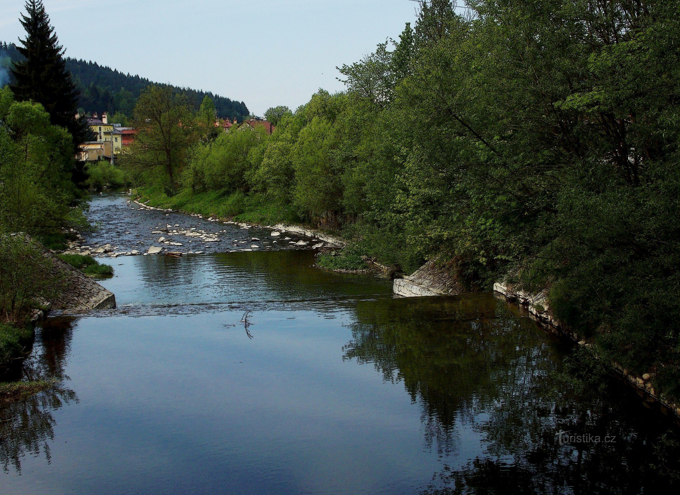 Durch die Stadt Karolinka