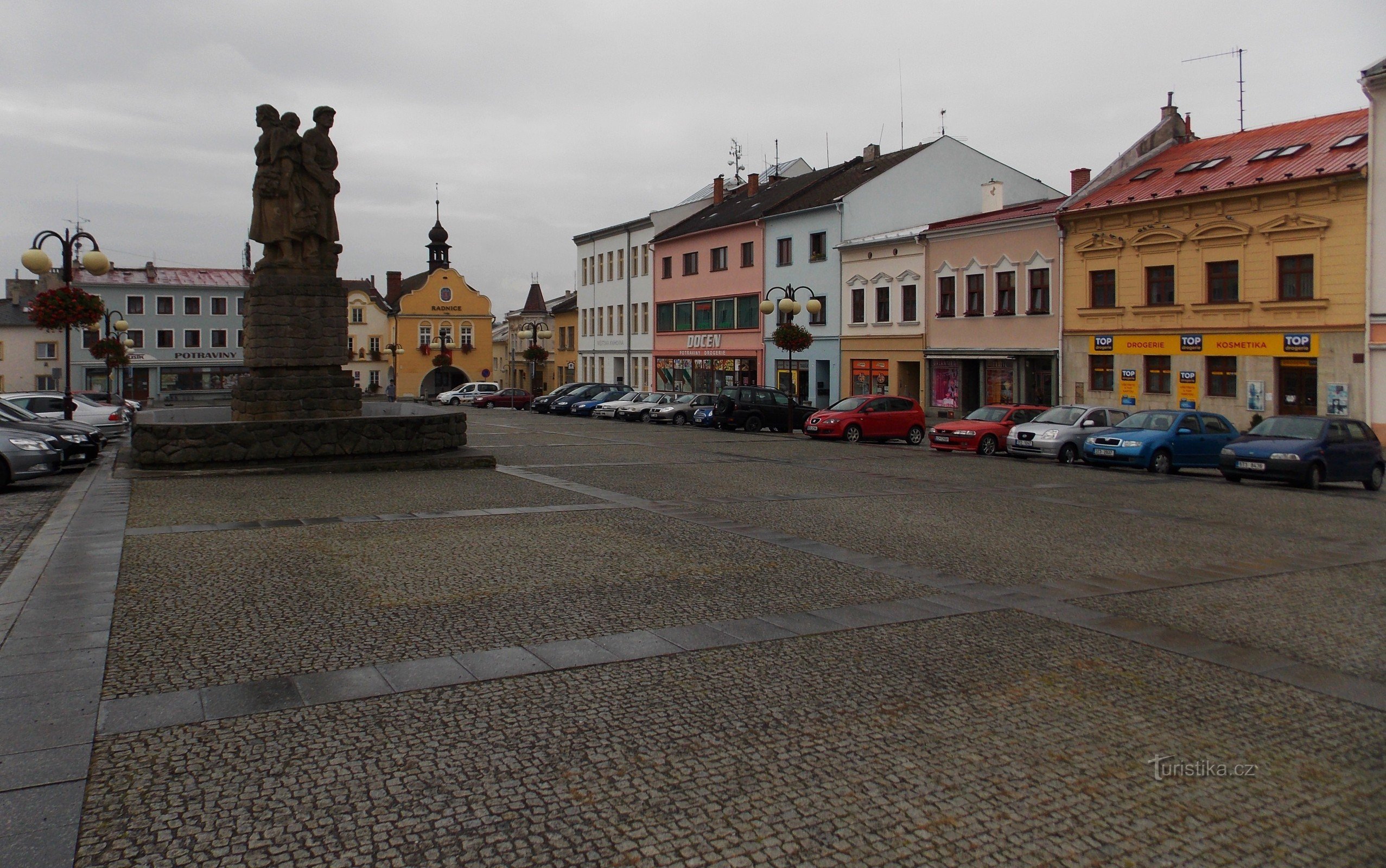 Via Slezské náměstí στο Bílovec