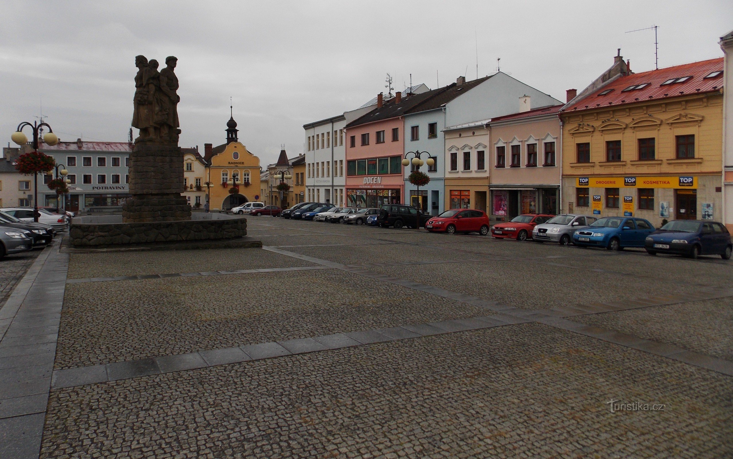 Via Slezské náměstí in Bílovec