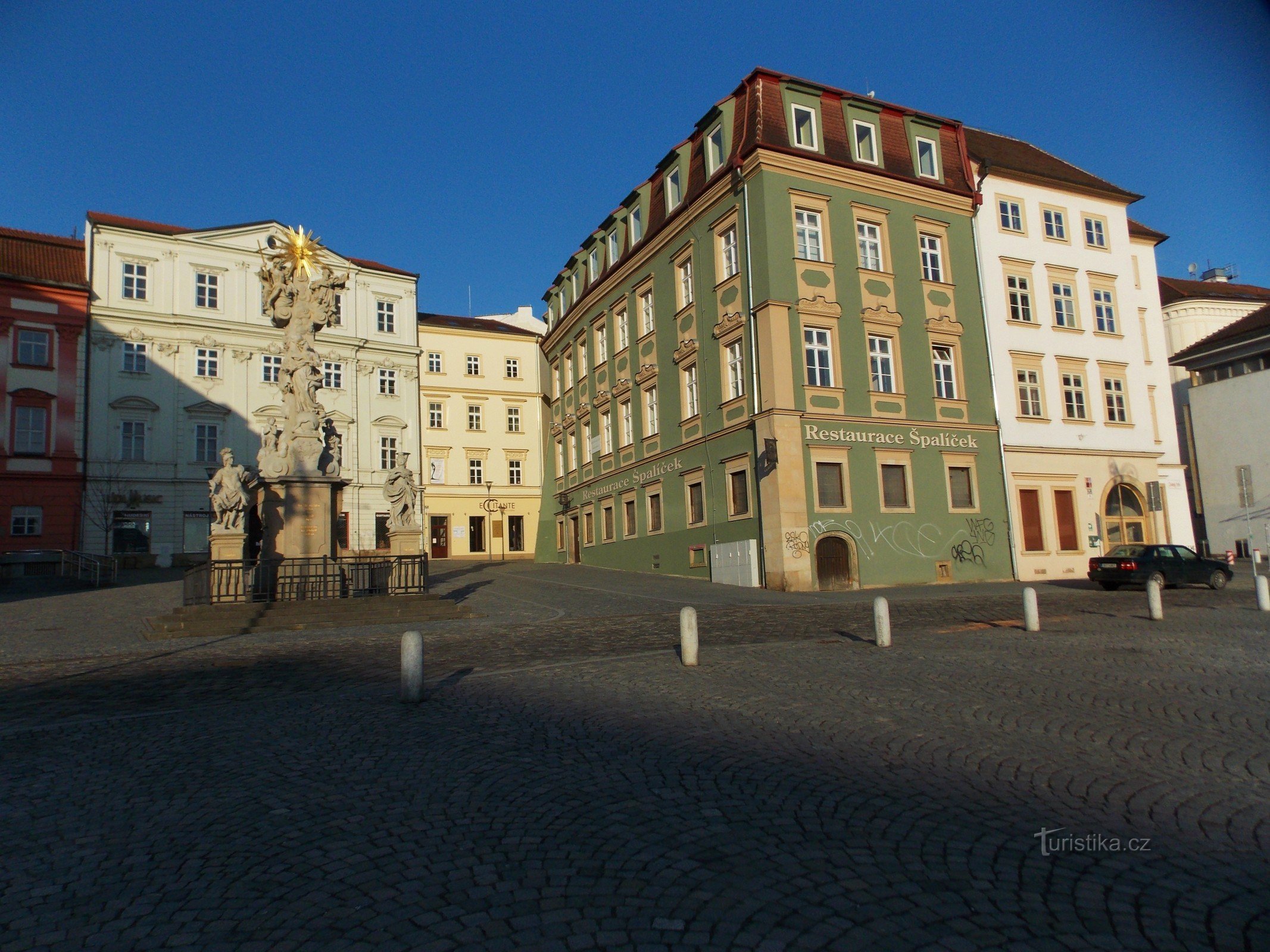 A través del Zelný trh en Brno