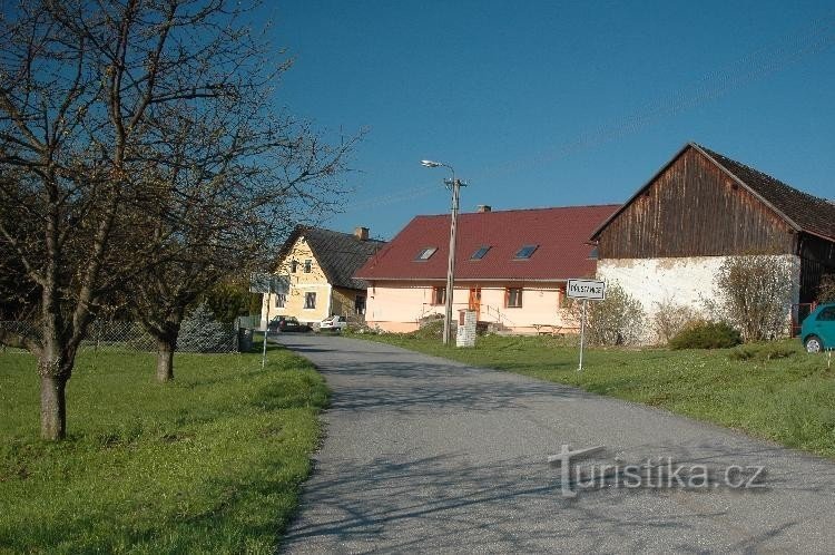 Přestanice: na začátku obce od Cihelny