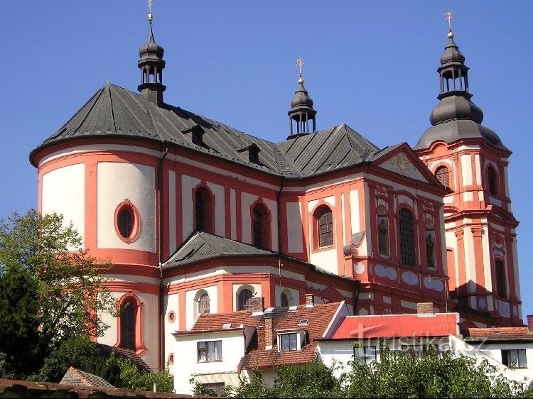 Přeštice, nhà thờ kiểu baroque của Đức Trinh Nữ Maria Lên Trời