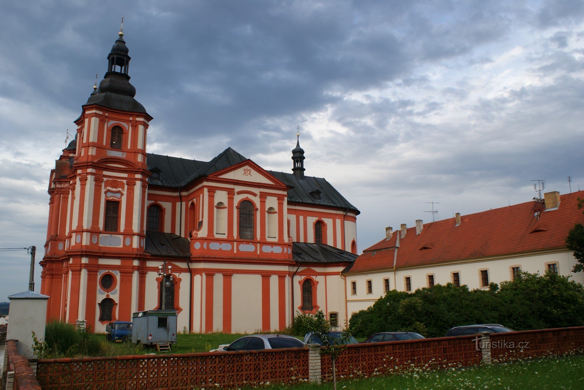 Přeštice - nhà thờ baroque của Đức Mẹ Đồng trinh Mary