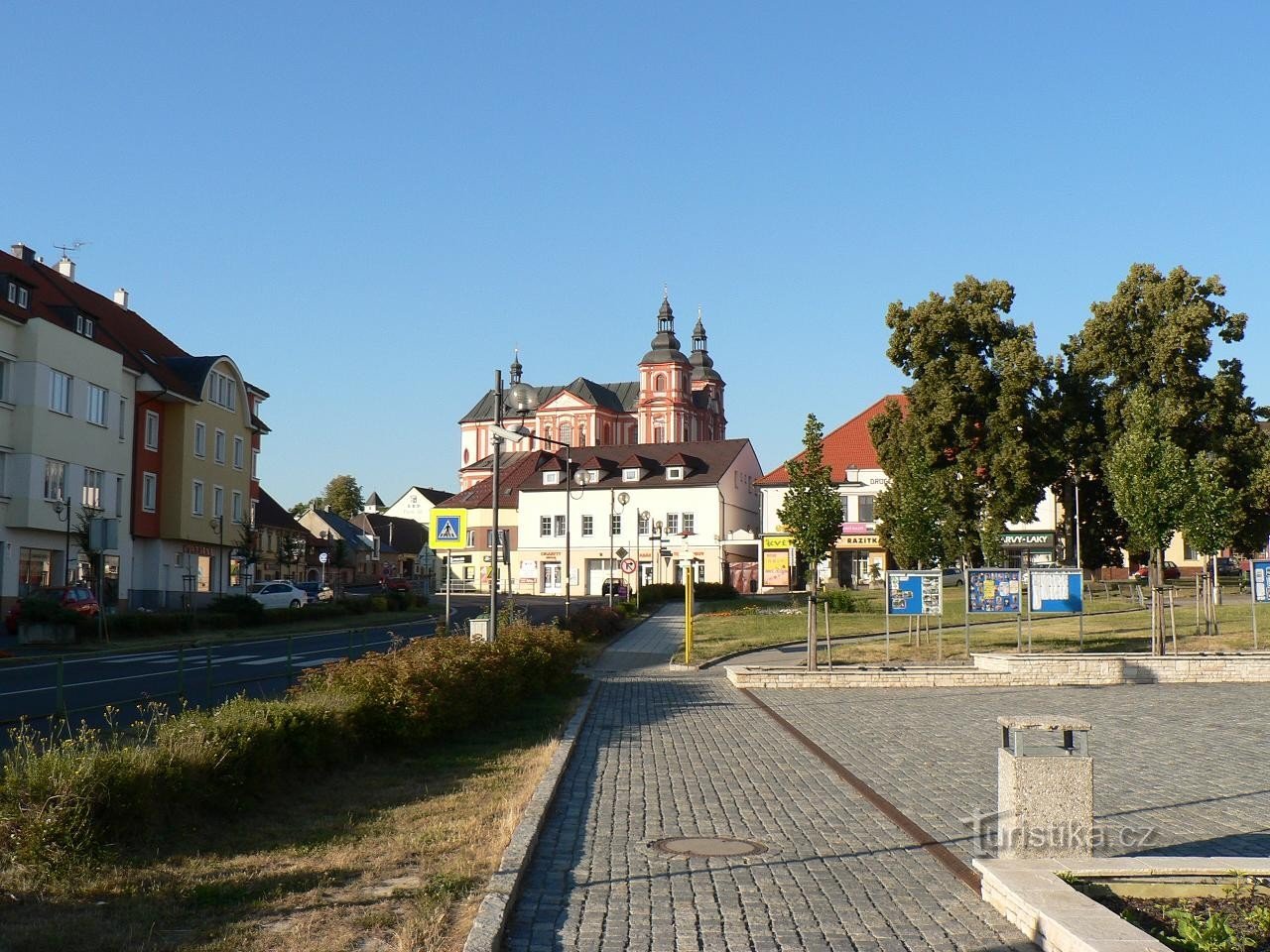 Přeštice, Masaryk-torget