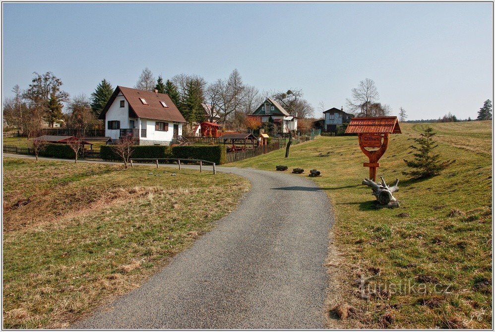 Arrival in Cítkov from Vápenné Podol