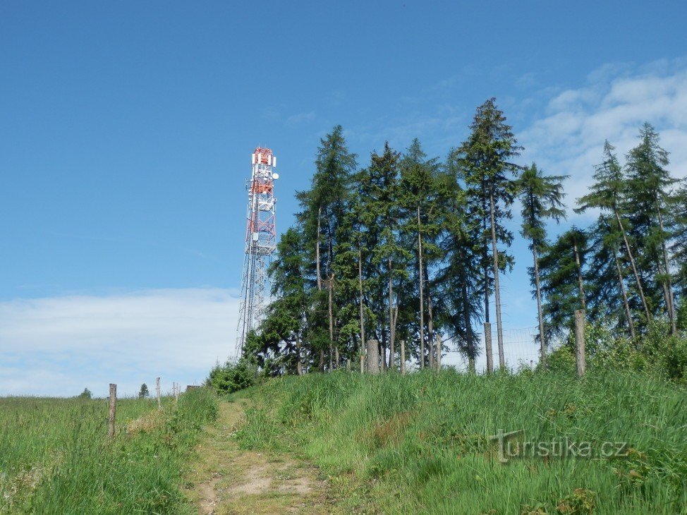 Toegang tot de uitkijktoren vanuit het oosten