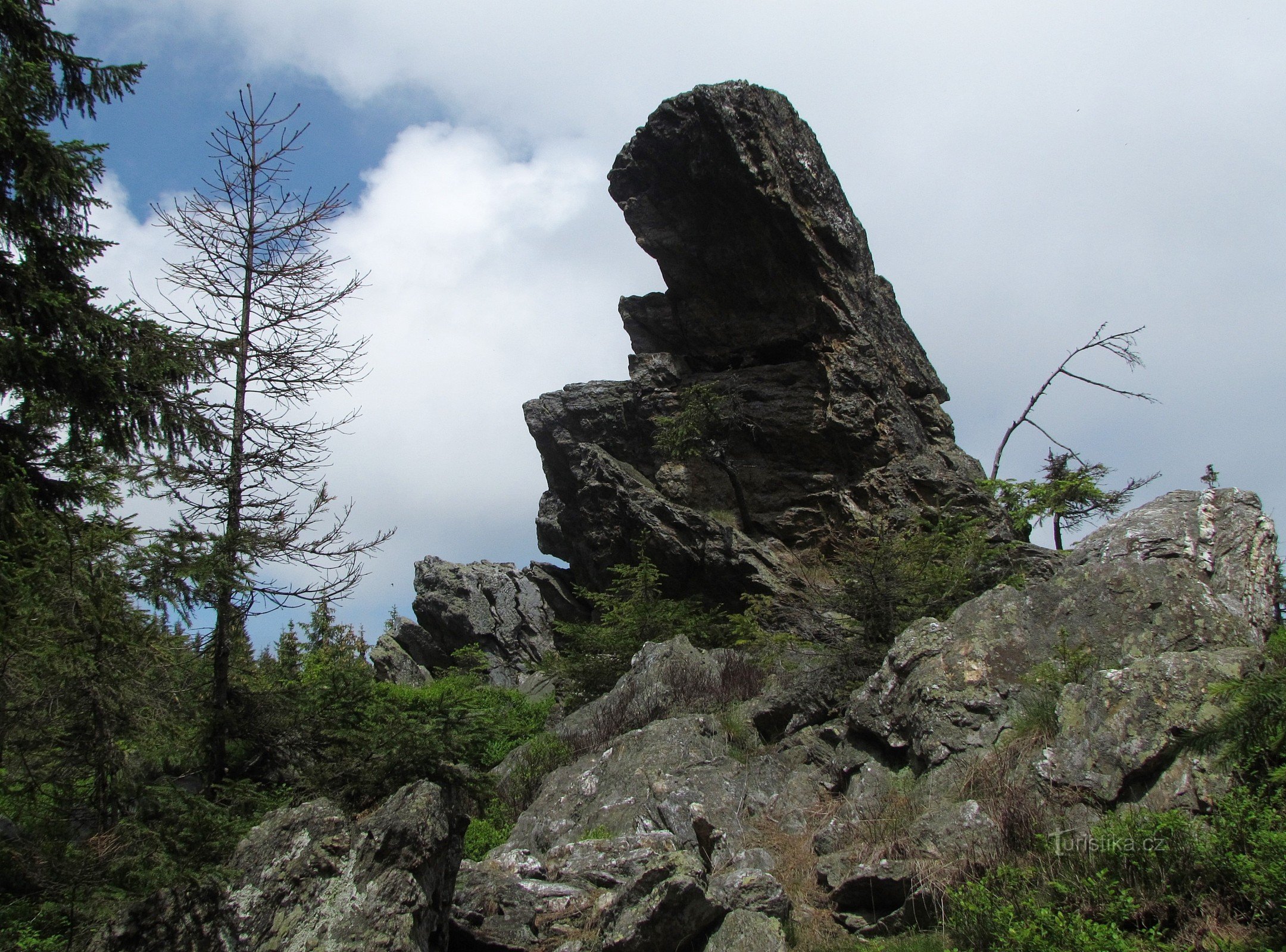 Tračný vrch - Mijnbouwstenen