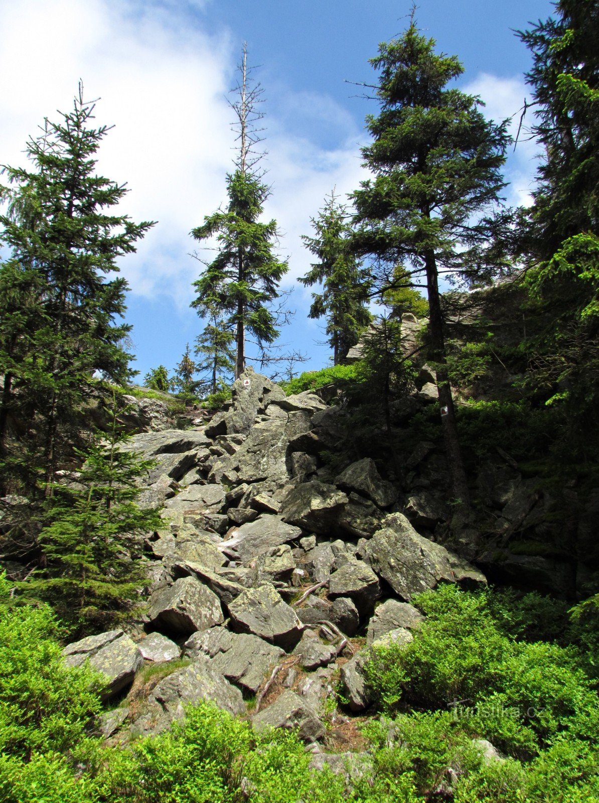 Tračný vrch - Minesten