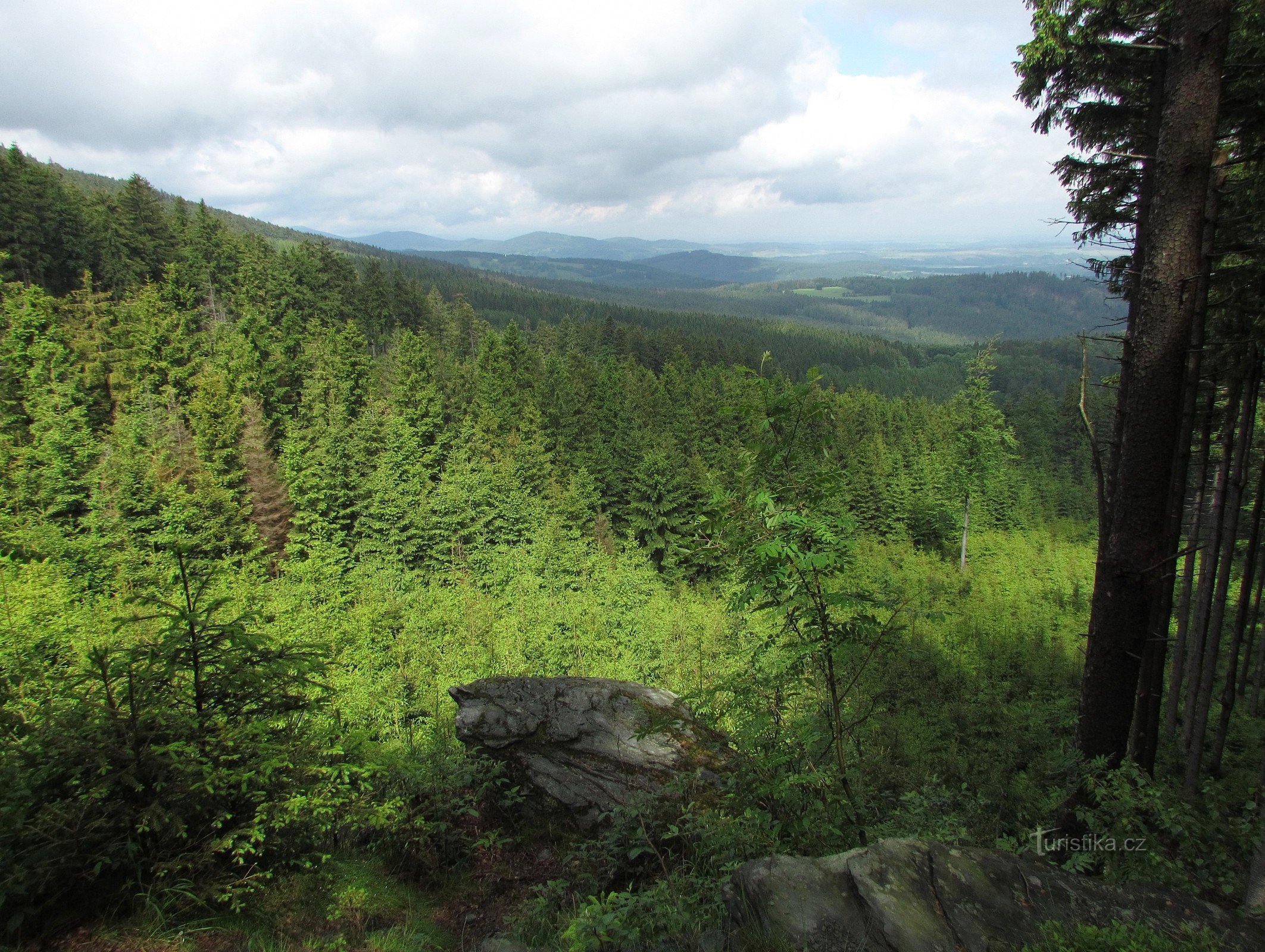 Tračný vrch - vistas naturais