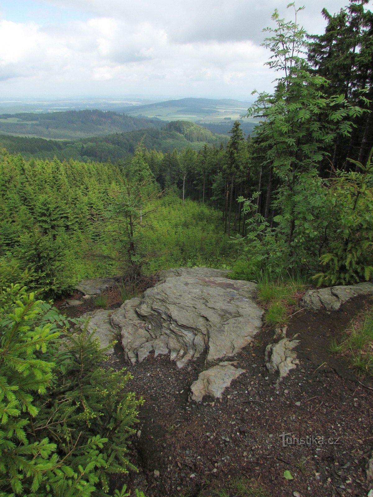 Tračný vrch - natuurlijke uitzichten