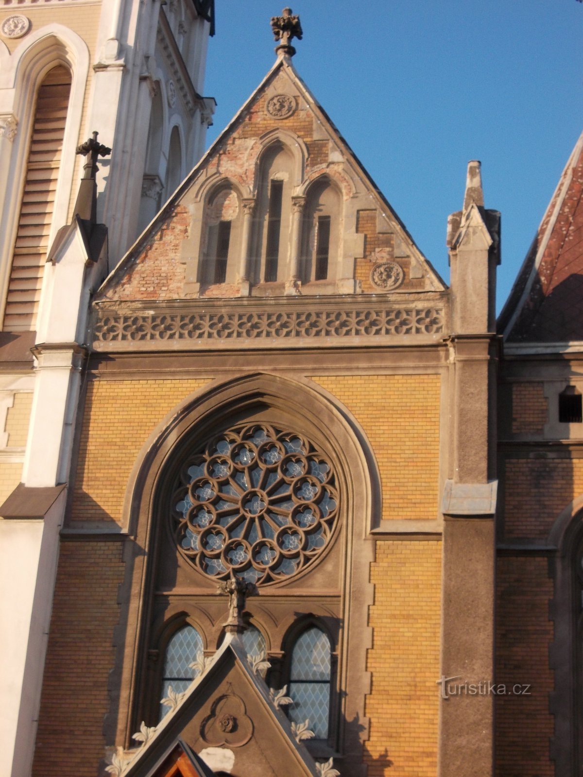 facade of the church