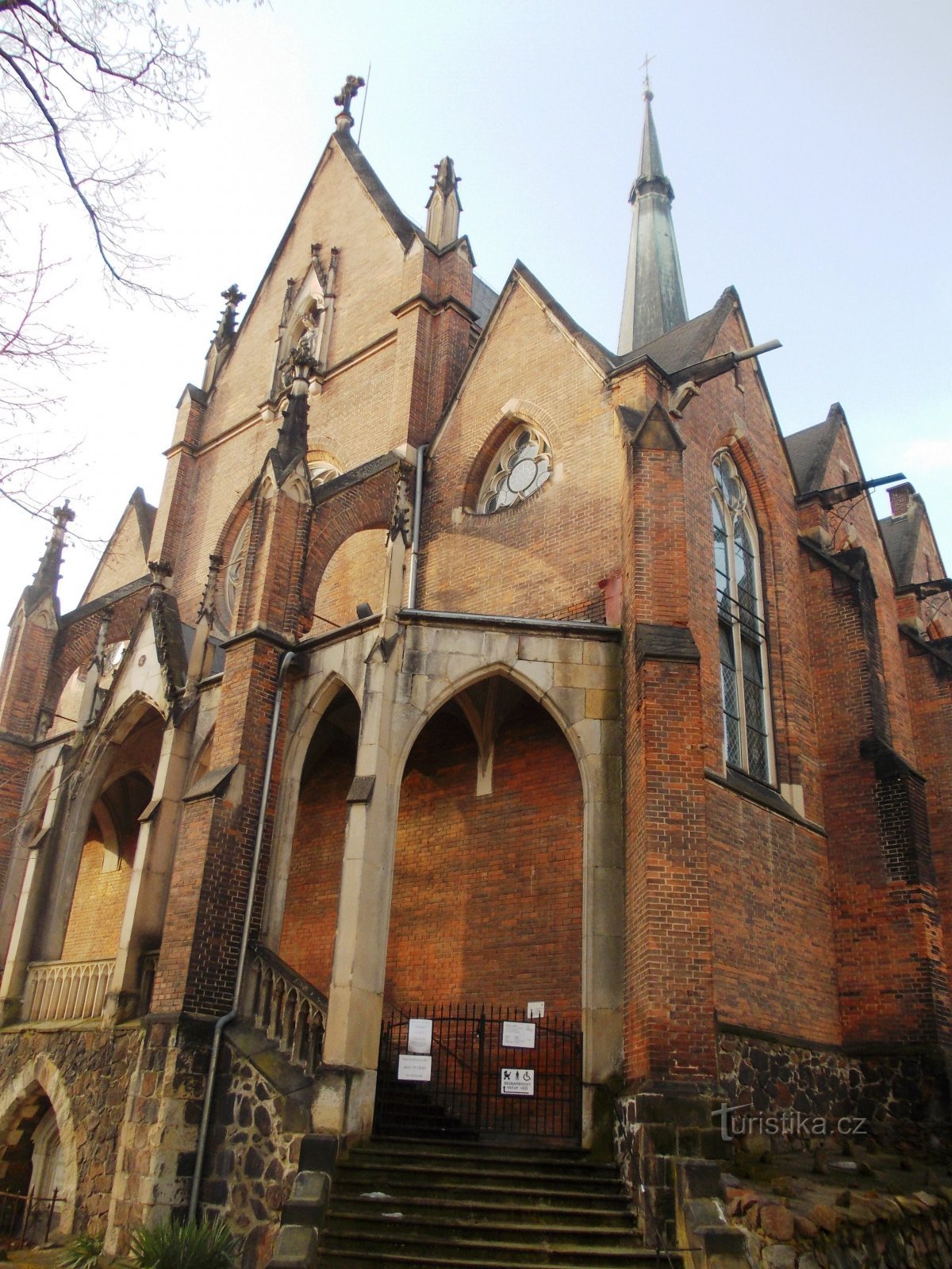 facade of the church