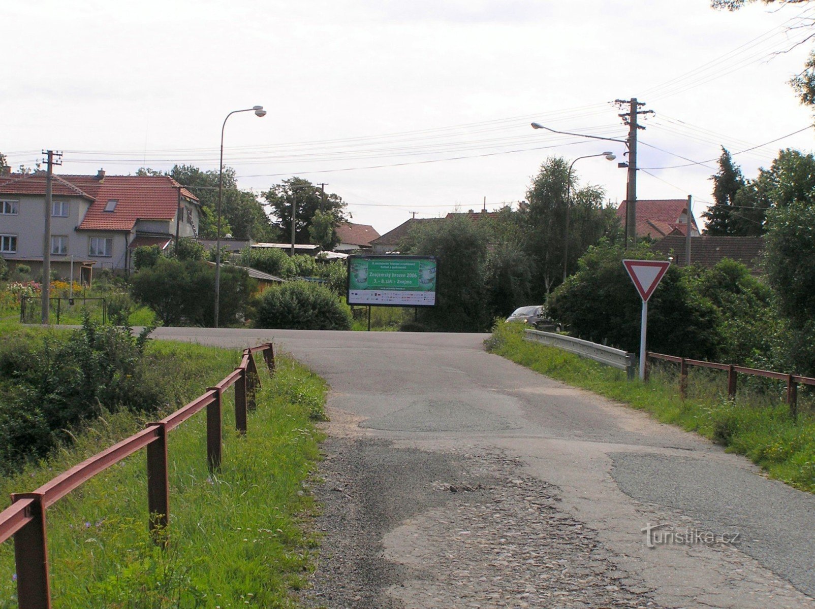 arrival in the village from žel. station