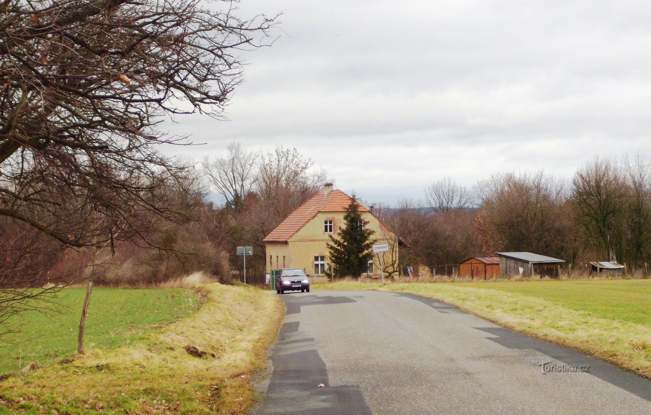 arrivée à Zderazi depuis Čížkov